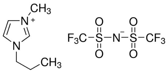图片 1-丙基-3-甲基咪唑鎓双(三氟甲磺酰基)亚胺，1-Propyl-3-methylimidazolium bis(trifluoromethylsulfonyl)imide [PMIM BTA, PMIM TFSI]；≥98% (H-NMR)