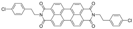 图片 2,9-双[2-(4-氯苯基)乙基]蒽[2,1,9-def:6,5,10-d'e'f']二异喹啉-1,3,8,10(2H, 9H)四酮，2,9-Bis[2-(4-chlorophenyl)ethyl]anthra[2,1,9-def:6,5,10-d′e′f′]diisoquinoline-1,3,8,10(2H,9H)tetrone [4ClPEPTC]；98%