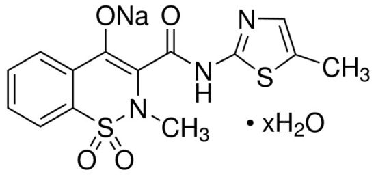 图片 美洛昔康钠盐水合物，Meloxicam sodium salt hydrate；≥98% (HPLC)