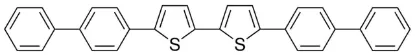 图片 5,5′-二(4-联苯基)-2,2′-联噻吩，5,5′-Di(4-biphenylyl)-2,2′-bithiophene；97%