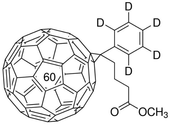 图片 [6,6]-五氘代苯基C61丁酸甲酯，[6,6]-Pentadeuterophenyl C61 butyric acid methyl ester [d5-PCBM]；99.5%, 99.5 atom % D