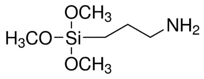 图片 3-氨丙基三甲氧基硅烷，(3-Aminopropyl)trimethoxysilane [APTMS]； 97%