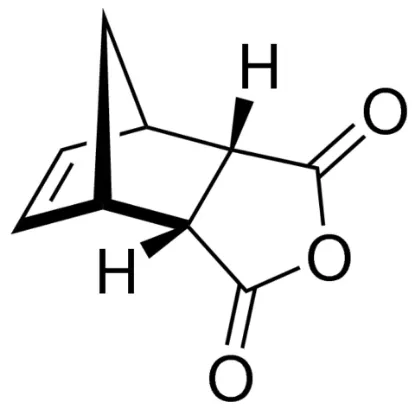图片 顺-5-降冰片烯-内型-2,3-二羧酸酐，cis-5-Norbornene-endo-2,3-dicarboxylic anhydride；99%