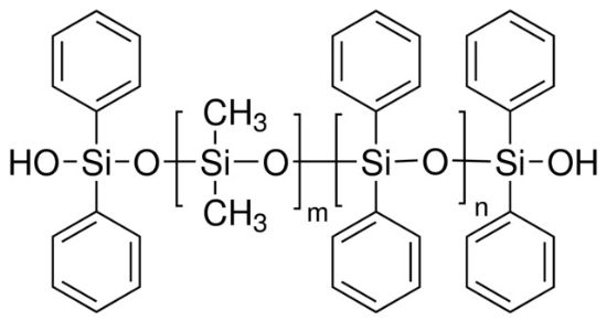 图片 聚(二甲基硅氧烷-co-二苯基硅氧烷), 二羟基封端，Poly(dimethylsiloxane-co-diphenylsiloxane), dihydroxy terminated
