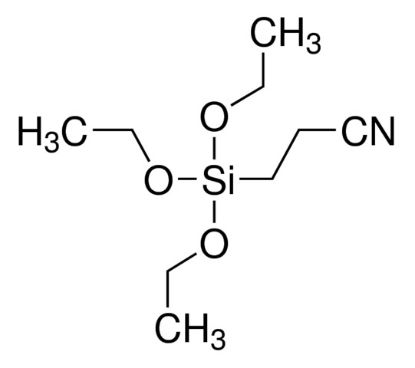 图片 2-氰基乙基三乙氧基硅烷，3-(Triethoxysilyl)propionitrile [TESPN]；97%