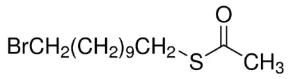 图片 S-(11-溴十一烷基)硫代乙酸酯，S-(11-Bromoundecyl) thioacetate；liquid