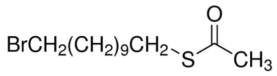 图片 S-(11-溴十一烷基)硫代乙酸酯，S-(11-Bromoundecyl) thioacetate；liquid