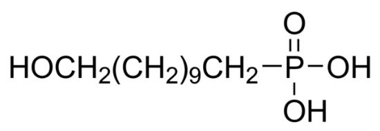 图片 11-羟基十一烷基磷酸，11-Hydroxyundecylphosphonic acid [HUPA]；≥95% (GC)