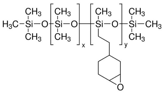 图片 聚[二甲基硅氧烷-co-(2-(3,4-环氧环己基)乙基)甲基硅氧烷]，Poly[dimethylsiloxane-co-(2-(3,4-epoxycyclohexyl)ethyl)methylsiloxane]