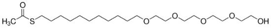 图片 [11-(甲基羰基硫基)十一烷基]四(乙二醇)，[11-(Methylcarbonylthio)undecyl]tetra (ethylene glycol)；95%