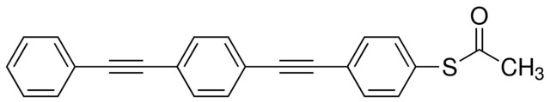 图片 S-[4-[2-[4-(2-苯乙炔基)苯基]乙炔基]苯基]硫代乙酸酯，S-[4-[2-[4-(2-Phenylethynyl)phenyl]ethynyl]phenyl] thioacetate；95%