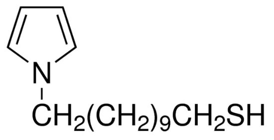 图片 11-(1H-吡咯-1-基)十一烷-1-硫醇，11-(1H-pyrrol-1-yl)undecane-1-thiol [PUT]；96%