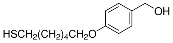 图片 4-(6-巯基己氧基)苄醇，4-(6-Mercaptohexyloxy)benzyl alcohol；solid