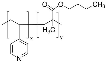 图片 聚(4-乙烯吡啶-co-甲基丙烯酸丁酯)，Poly(4-vinylpyridine-co-butyl methacrylate)；~90% 4-vinylpyridine