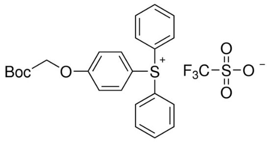 图片 叔丁氧羰基-甲氧基苯基二苯锍三氟甲磺酸酯，Boc-methoxyphenyldiphenylsulfonium triflate