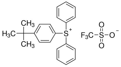 图片 (4-叔丁基苯基)二苯基锍三氟甲基磺酸酯，(4-tert-Butylphenyl)diphenylsulfonium triflate
