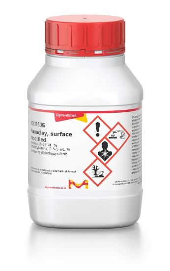 图片 纳米粘土, 表面改性，Nanoclay, surface modified；contains 15-35 wt. % octadecylamine, 0.5-5 wt. % aminopropyltriethoxysilane