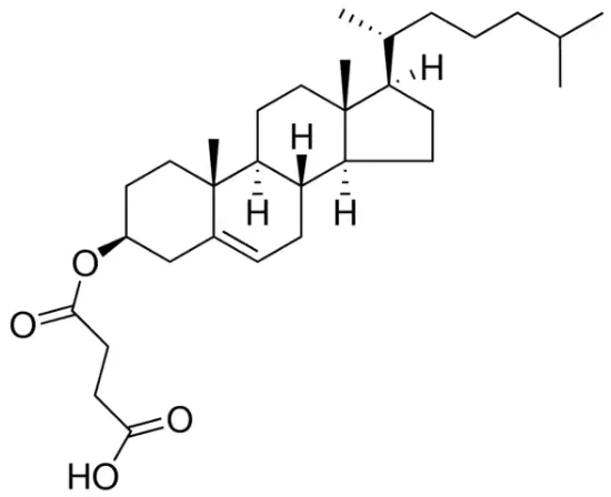 图片 胆甾醇半琥珀酸酯，Cholesteryl hemisuccinate [CHEMS, CHS]；cholesteryl hemisuccinate, powder