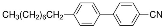 图片 4′-正辛基-4-氰基联苯，4′-Octyl-4-biphenylcarbonitrile [8CB]；liquid crystal (nematic), 98%