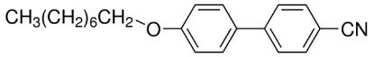 图片 对氰基辛氧基联苯，4′-(Octyloxy)-4-biphenylcarbonitrile [8CB]；liquid crystal (nematic)
