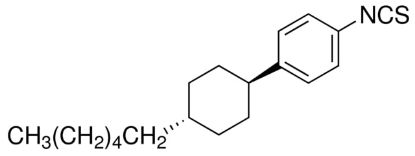 图片 1-(反-4-己基环己基)-4-异硫氰基苯，1-(trans-4-Hexylcyclohexyl)-4-isothiocyanatobenzene；liquid crystal (nematic), 99%
