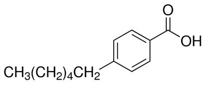 图片 4-正己基苯甲酸，4-Hexylbenzoic acid；liquid crystal, 99%