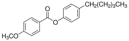图片 4-甲氧基苯甲酸-4-戊基苯酯，4-Pentylphenyl 4-methoxybenzoate；97%