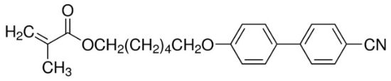 图片 6-[4-(4-氰基苯基)苯氧基]己基甲基丙烯酸酯，6-[4-(4-Cyanophenyl)phenoxy]hexyl methacrylate；96%