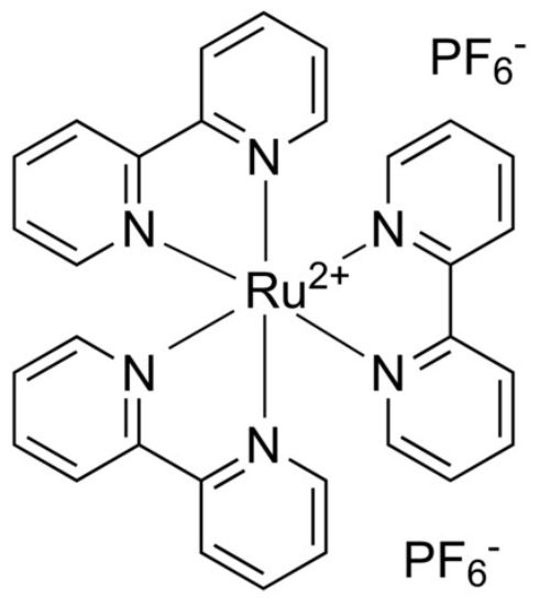图片 三(2,2′-联吡啶)钌(II)六氟磷酸盐，Tris(2,2′-bipyridine)ruthenium(II) hexafluorophosphate [Ru(bpy)3(PF6)2]；97%