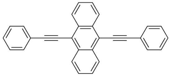 图片 9,10-双(苯乙炔基)蒽，9,10-Bis(phenylethynyl)anthracene [BPEA]；97%