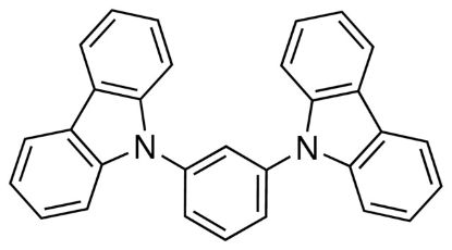 图片 1,3-二咔唑-9-基苯，1,3-Bis(N-carbazolyl)benzene [mCP]；97%