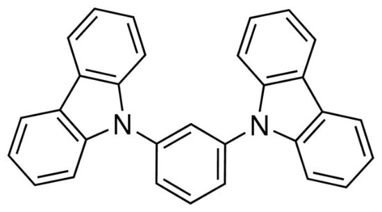 图片 1,3-二咔唑-9-基苯，1,3-Bis(N-carbazolyl)benzene [mCP]；97%