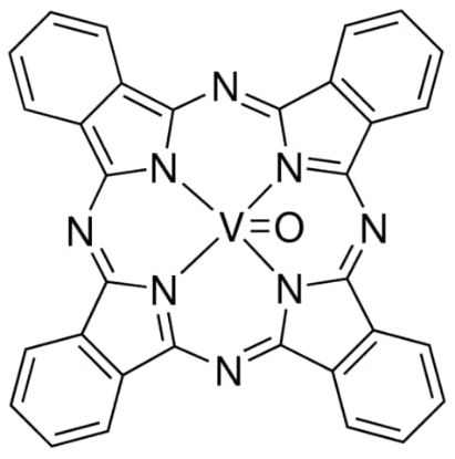 图片 氧钒酞菁，Vanadyl phthalocyanine；dye content >90 %