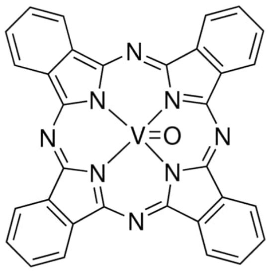 图片 氧钒酞菁，Vanadyl phthalocyanine；dye content >90 %