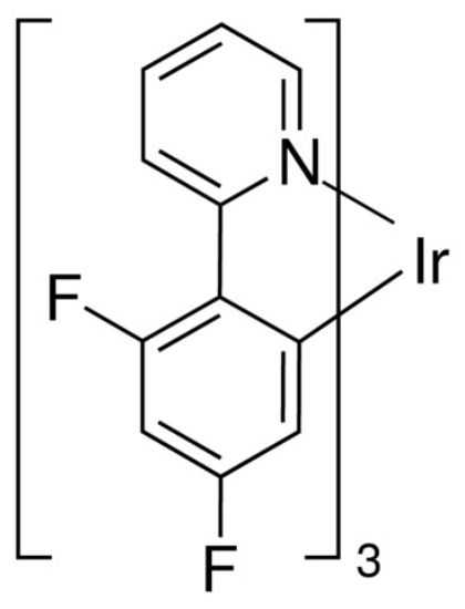 图片 三[2-(4,6-二氟苯基)吡啶-C2,N]铱(III)，Tris[2-(4,6-difluorophenyl)pyridinato-C2,N]iridium(III)；Ir(4,6Fppy)3, Ir(Fppy)3；96%