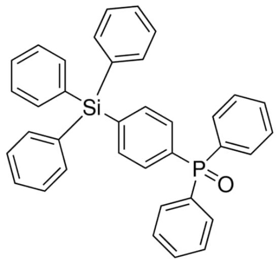 图片 二苯基[4-(三苯基甲硅烷基)苯基]氧化膦，Diphenyl[4-(triphenylsilyl)phenyl]phosphine oxide [TSPO1]；solid
