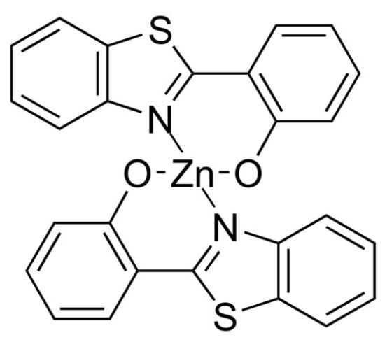 图片 双[2-(2-苯并噻唑基-N3)苯酚基-O]锌，Bis[2-(2-benzothiazolyl-N3)phenolato-O]zinc [Zn(BTZ)2]；99%