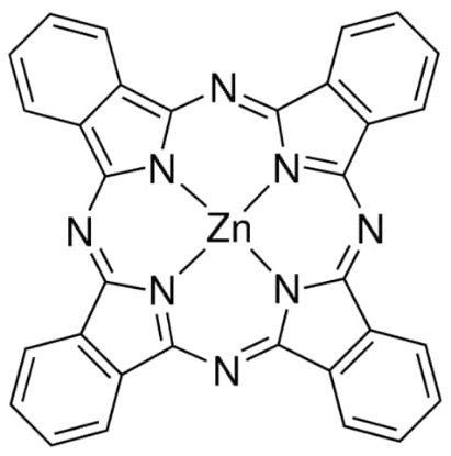 图片 酞菁锌，Zinc phthalocyanine [ZnPc]；Dye content 97 %