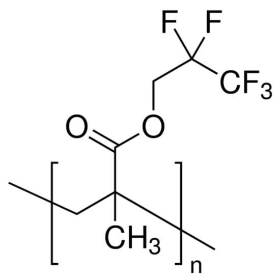 图片 聚(2,2,3,3,3-五氟丙基甲基丙烯酸酯)，Poly(2,2,3,3,3-pentafluoropropyl methacrylate)