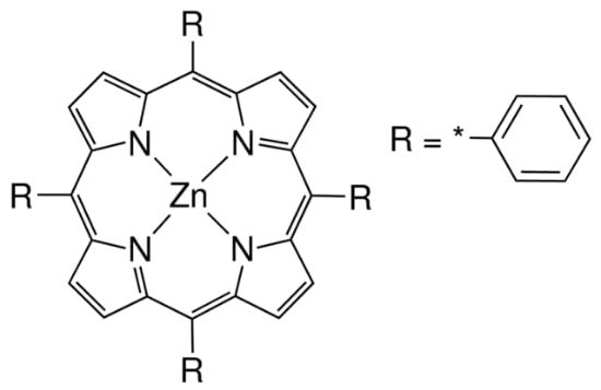 图片 5,10,15,20-四苯基-21H,23H-卟吩锌，5,10,15,20-Tetraphenyl-21H,23H-porphine zinc；Zinc-TPP