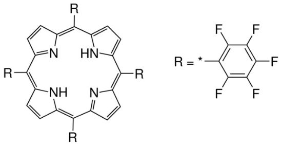 图片 5,10,15,20-四(五氟苯基)卟啉，5,10,15,20-Tetrakis(pentafluorophenyl)porphyrin；≥90.0% (HPLC)