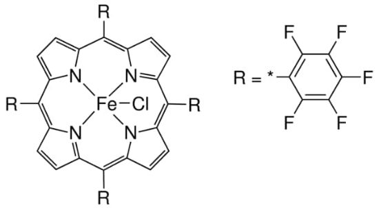图片 5,10,15,20-四(五氟苯基)-21H,23H-卟啉氯化铁(III)，5,10,15,20-Tetrakis(pentafluorophenyl)-21H,23H-porphyrin iron(III) chloride；≥95% (HPLC)