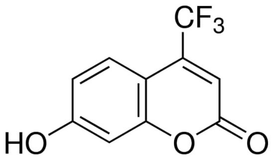 图片 7-羟基-4-三氟甲基香豆素，7-Hydroxy-4-(trifluoromethyl)coumarin；98%