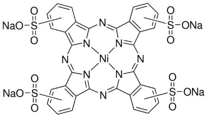图片 镍(II)酞菁四磺酸四钠盐，Nickel(II) phthalocyanine-tetrasulfonic acid tetrasodium salt