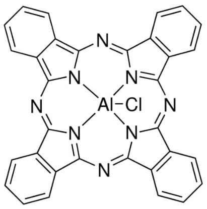 图片 酞菁氯化铝 [铝酞菁]，Aluminum phthalocyanine chloride；Dye content ~85 %