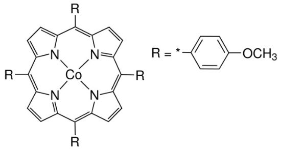 图片 5,10,15,20-四(4-甲氧苯基)-21H,23H-卟吩钴(II)，5,10,15,20-Tetrakis(4-methoxyphenyl)-21H,23H-porphine cobalt(II)