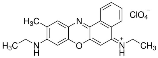 图片 恶嗪170高氯酸盐，Oxazine 170 perchlorate [O17]；Dye content 95 %