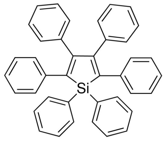 图片 1,1,2,3,4,5-六苯基-1H-噻咯，1,1,2,3,4,5-Hexaphenyl-1H-silole [HPS]；98%