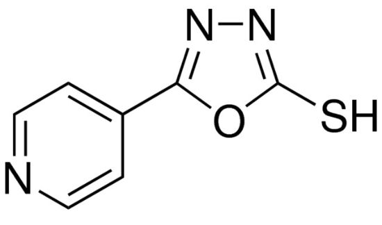 图片 5-(4-吡啶基)-1,3,4-噁二唑-2-硫醇，5-(4-Pyridyl)-1,3,4-oxadiazole-2-thiol；97%