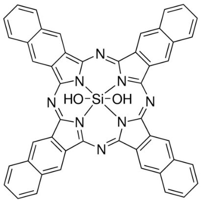 图片 2,3-萘醛菁二氢氧化硅，Silicon 2,3-naphthalocyanine dihydroxide；Dye content 80 %